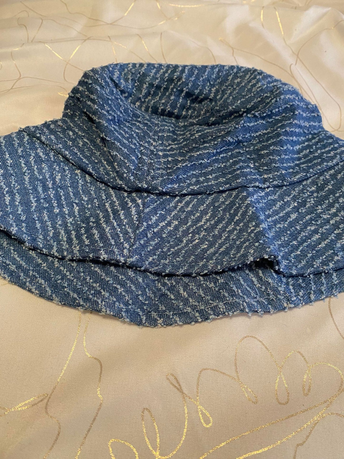 Stripped Denim Bucket