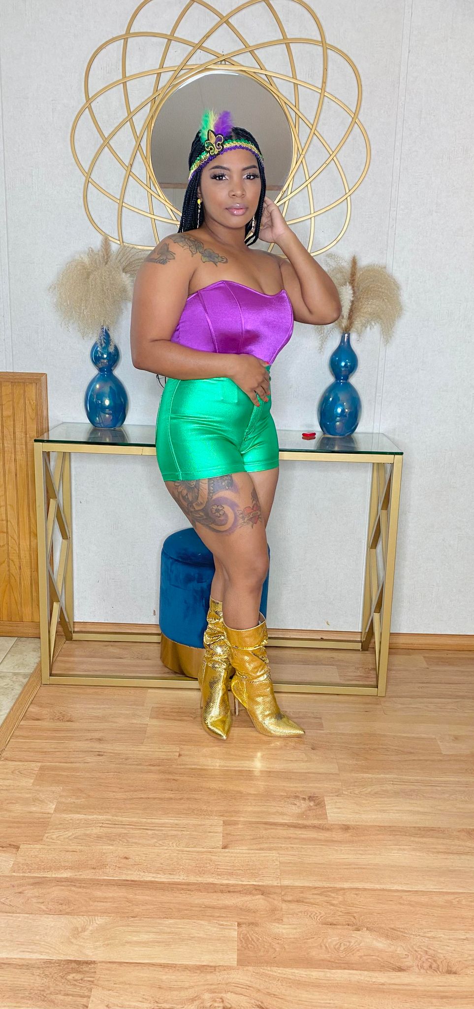 Exotic Metallic Shorts