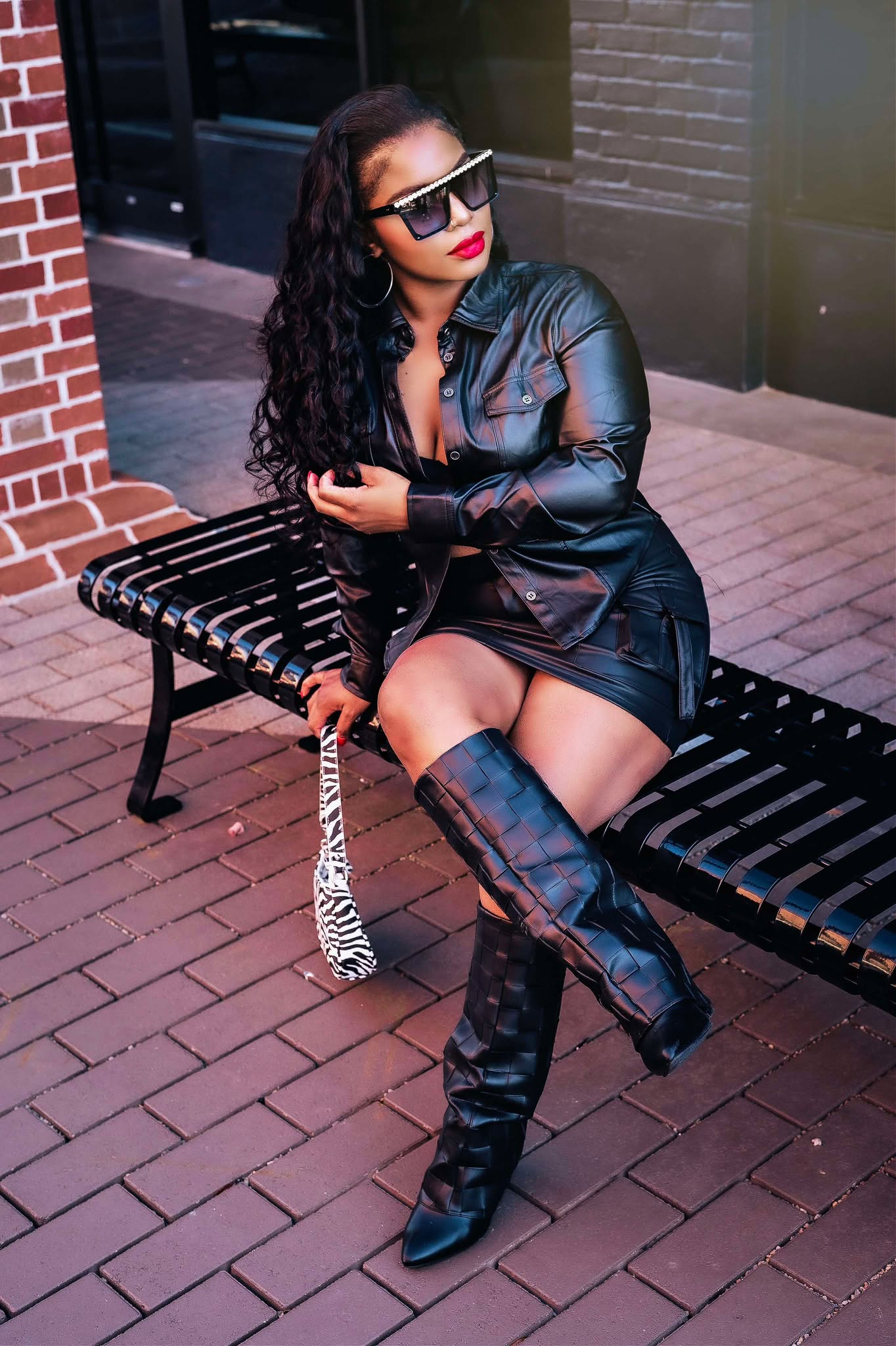 Nia Leather Skirt