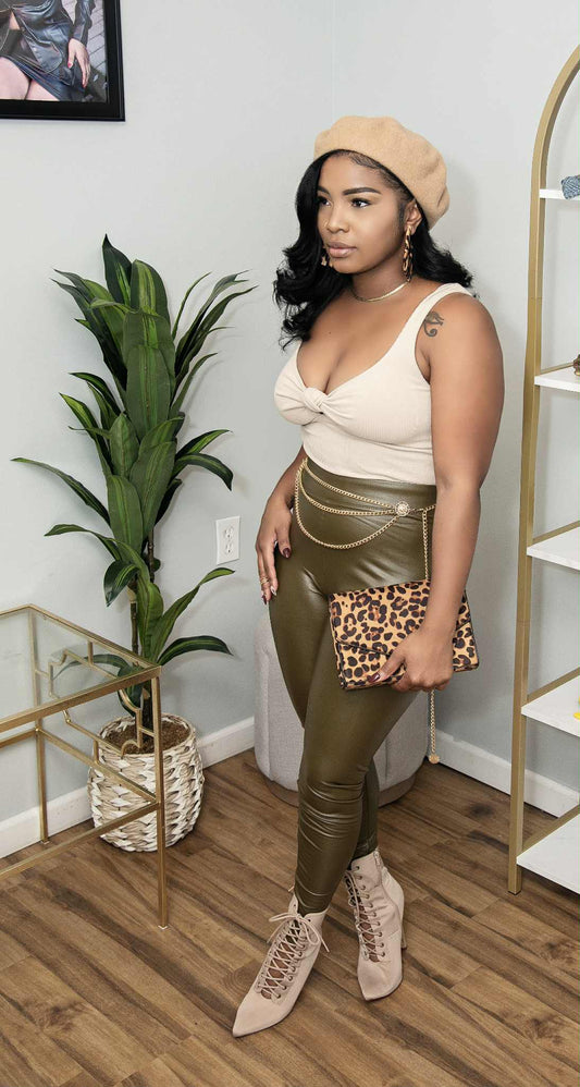 Olivia Leather Leggings