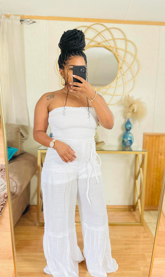 Lilly Jumpsuit (White)