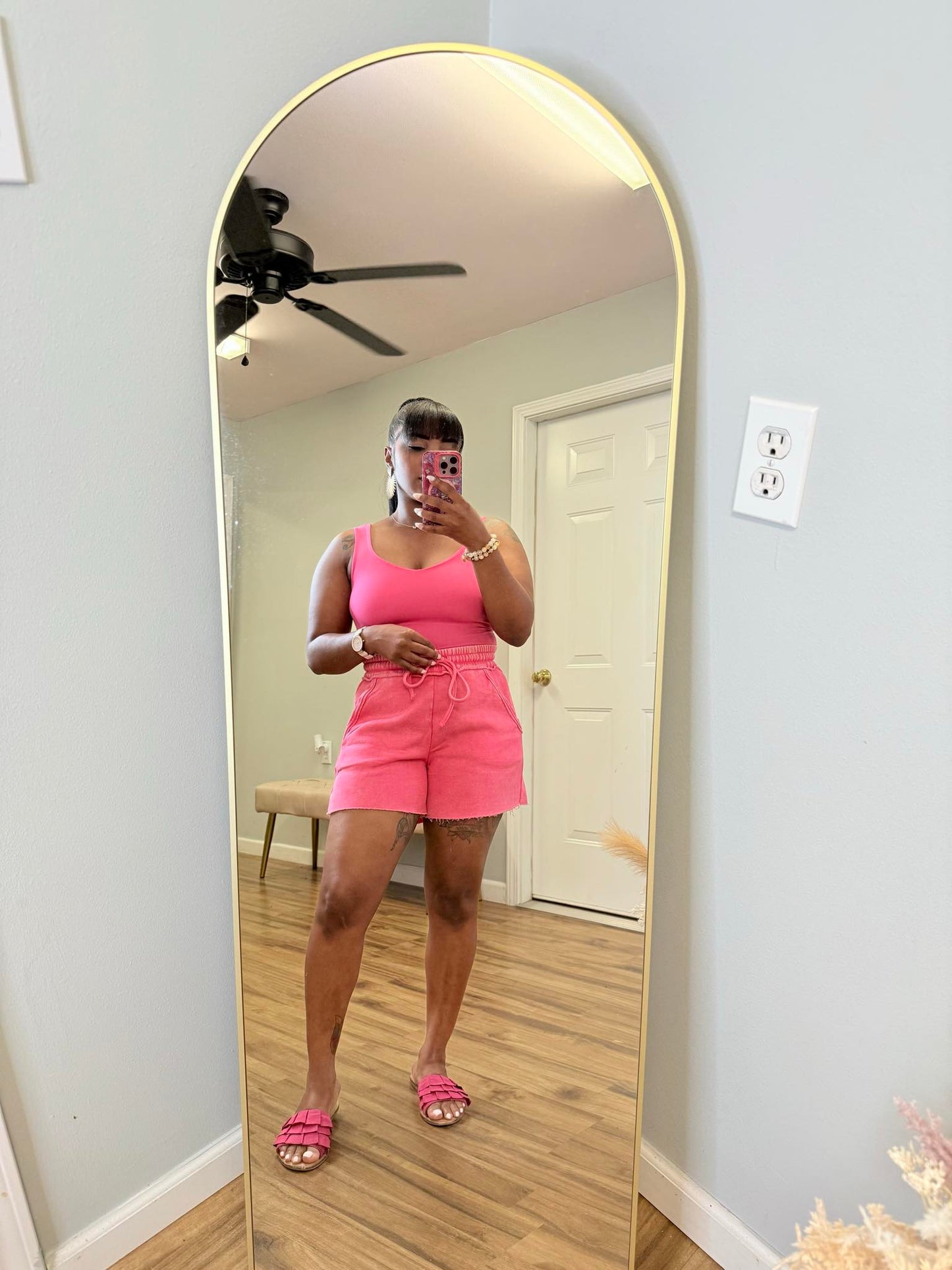 Daily Short Set (fuchsia)